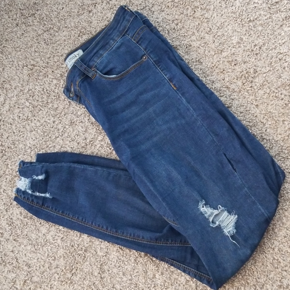 Crop skinny jeans